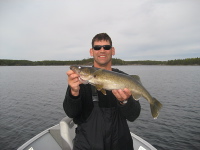 Kinger with a great walleye