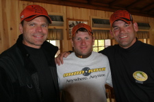 Gartner and King sandwich Ty Sjodin from In-Fisherman